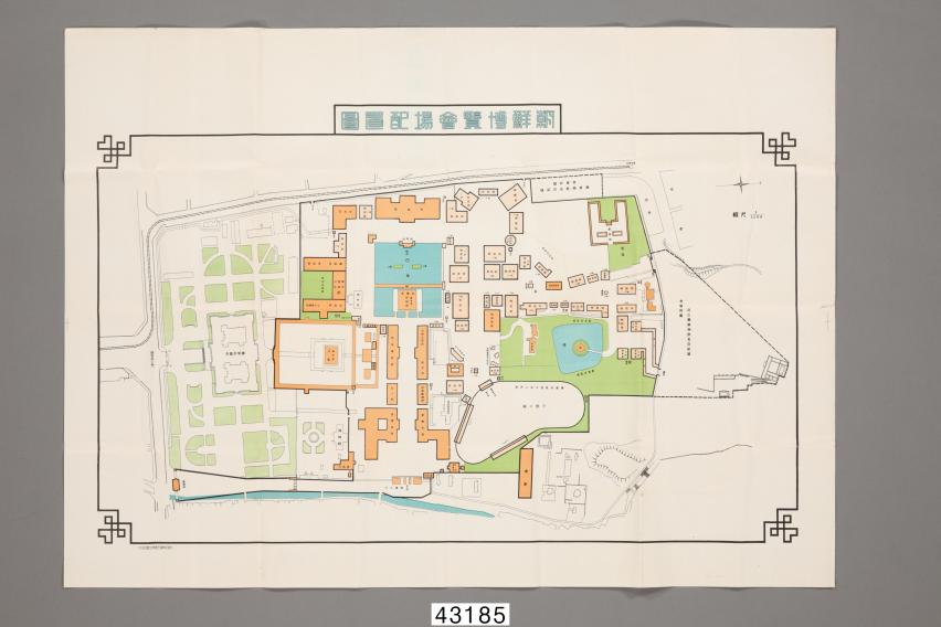 조선박람회장 배치도(朝鮮博覽會場 配置圖) 이미지