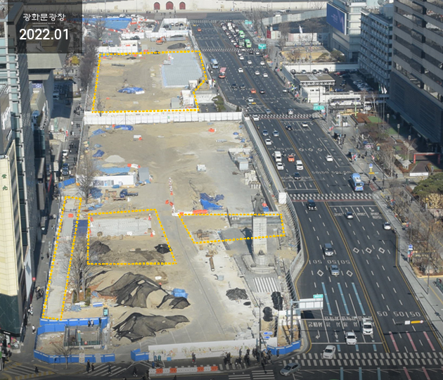 2022년 01월 광화문광장 전경