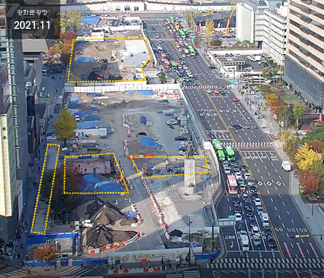 2021년 11월 광화문광장 전경