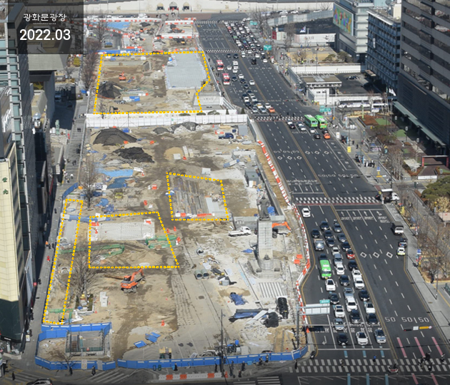 2022년 03월 광화문광장 전경