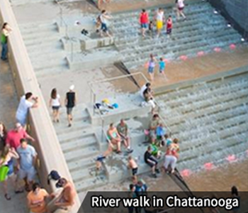 River walk in Chattanooga